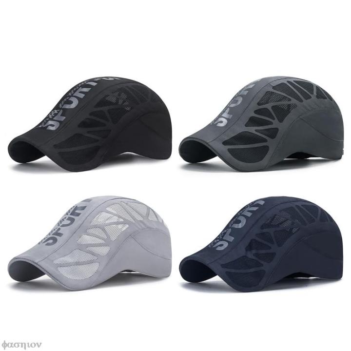 (NEW)Men Sun Hats Golf Driving Cabbie Hat Newsboy Flat Ivy Summer Cap Fashion Letter Beret Hat Peaky Blinder Casquette Baseball Caps