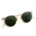 Fashion ODM OEM Round Polarized Sunglasses Retro PC Transparent Sun Glasses Men Women Eyewear UV400. 