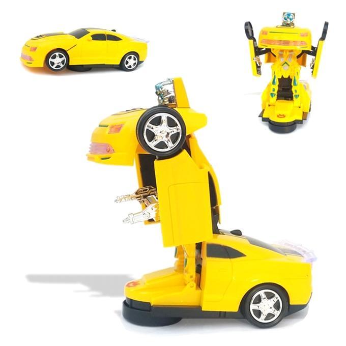 Transformer Robot Car For Kids - Yellow