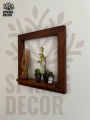 Showpiece holder Plant Pot Holder Flower Pot Holde Rack Wood Stand SPPH016.