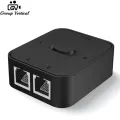 Group Vertical 2 Port Rj45 Cat6 Lan Hub Network Switch Box Selector 2 In 1 Out 1 In 2 Out Ethernet Cable Splitter Connector For Laptop. 