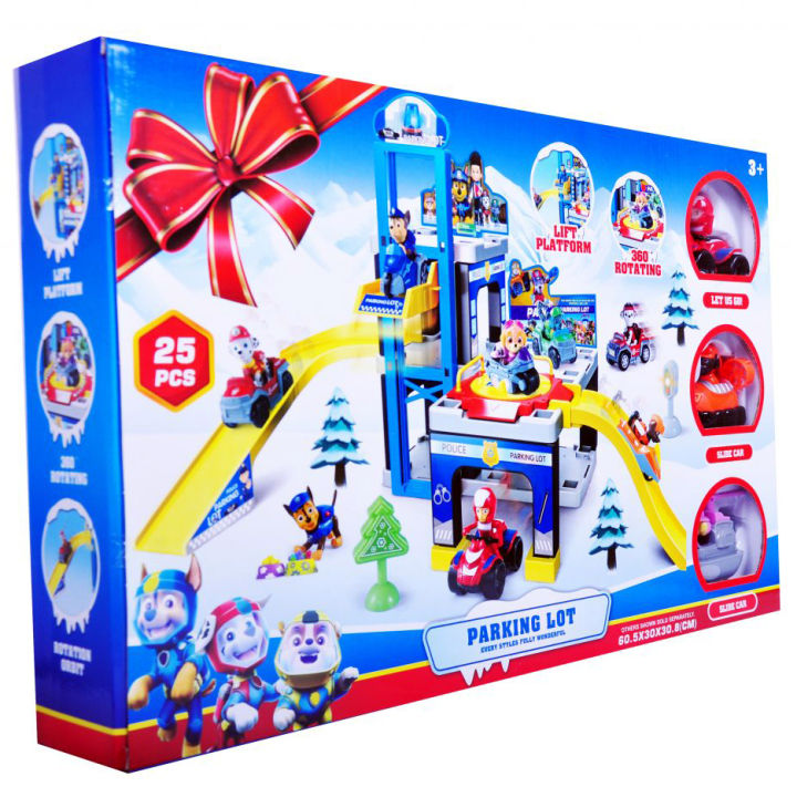 25%20Pcs%20Paw%20Patrol%20Parking%20Lot%20Garage%20Station%20Toy%202%20Way%20Car%20Parking%20Toy%20set%20With%203%20CAR%20-%20Image%202