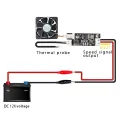 Temperature Controller Module Single 12V DC PWM 2-3 Wire Fan Temperature Control Governor Computer Fan. 