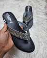 Fashionable New Design slim flat sandal for girls and ladies | Button Shoes. 