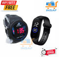 Buy 1 Get 1 Free, Silicone Led Sports Watch For Men/ Kids /Girls /Boys. 