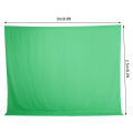 Photography Greenscreen Sheet Large Non Glare Delicate Texture Green Screen Backdrop Washable Professional for Video Editing. 