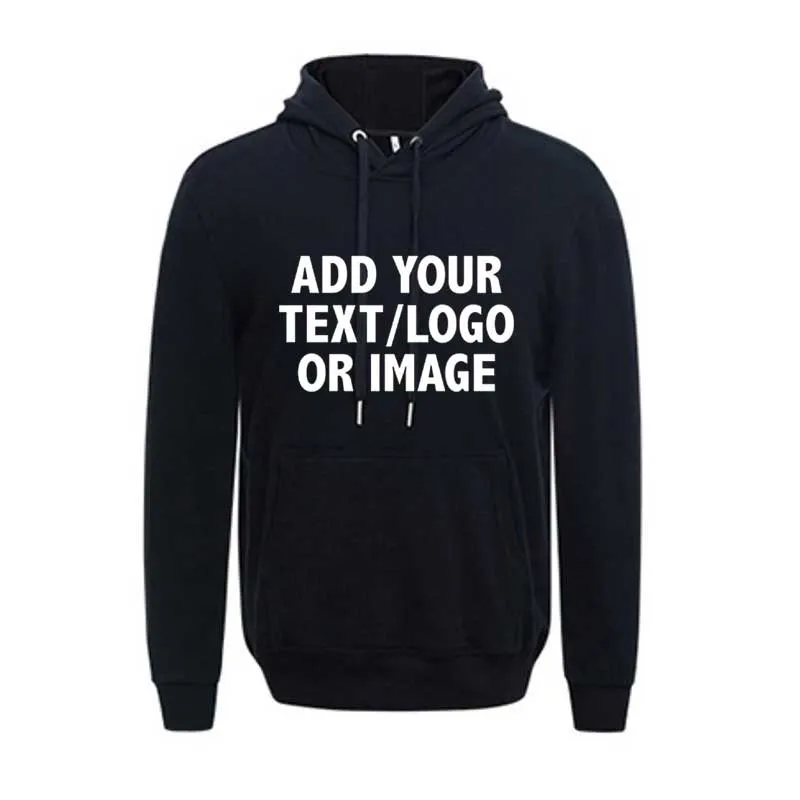 Custom Hoodies Mens Logo Text Hoodie for Men Women Personalized Custom Sweatshirt Customization Sweatshirts Daraz .bd