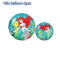 Disney Little Mermaid Ariel Princess theme Disposable Tableware Happy Birthday Party Decorations Kids Baby Shower Girls Supplies. 