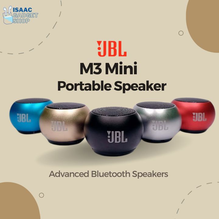 M3 Mini Metal Portable Wireless Bluetooth Speaker Multi Color - Speaker ...