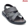 Bata Summer Sandal for Men - Black Color. 