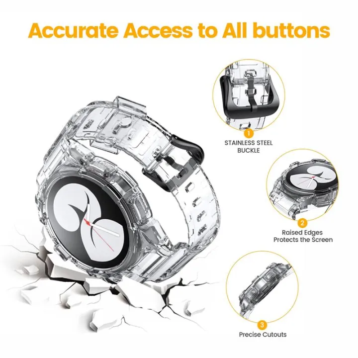 Case+band%20for%20Samsung%20Galaxy%20Watch%204%20Strap%20Accessories%20transparent%20silicone%20sport%20bracelet%20correa%20Galaxy%20Watch%205%2040mm%2044mm%20band%20-%20Image%203