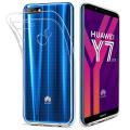 for Huawei Y7 2018 / Y7 Prime 2018 / Honor 7C Cover Soft TPU Silicone Phone Cover Transparent.