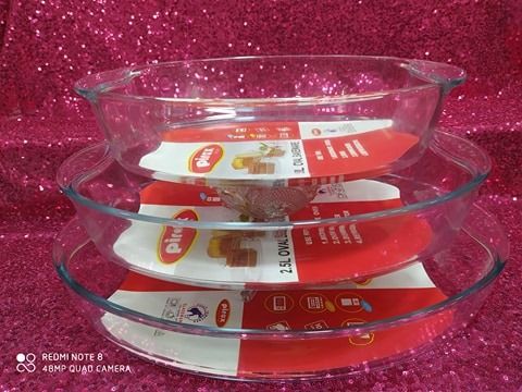 Pirex%20Oven%20Proof%20Glass%20Serving%20Dish%20-%20Transparent%203%20Pcs%20Set.%20Oven%20Use%20And%20Serving%20Dish%20And%20Bakeware.%20-%20Image%202