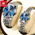 OLi-VS 9931 Fashion Luxury Couple Luminous Waterproof Mechanical Watch. 