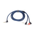3.5mm Male To 2RCA Adapter Stereo Cable For Speakers Amplifier Mixer. 