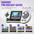 SF2000 Portable Handheld Game Console 3 Inch IPS Retro Video Game Player Built-in 6000 Games For SFC FC GBA Kid Gift AV Output.
