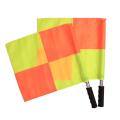 2pcs Soccer Referee Flags Football Linesman Side Line Judge Flags Equipment. 