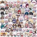 10/80PCS Honkai Impact Anime Stationery Sticker Sticker Waterproof Children Student Fashion Stationery Honkai:Star Rail Decorate. 
