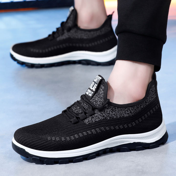 men's fly woven breathable sneakers