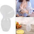 Silicone Manual Breast Milk Collector, Portable Breast Pump Milk Saver with Sealing Lid for Nursing Mothers.