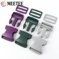 5Sets 38mm Quick Release Buckles For Backpack Webbing Strap Plastic Ring Clasp Dog Collar Belt Tri-Glide Slider DIY Accessories. 