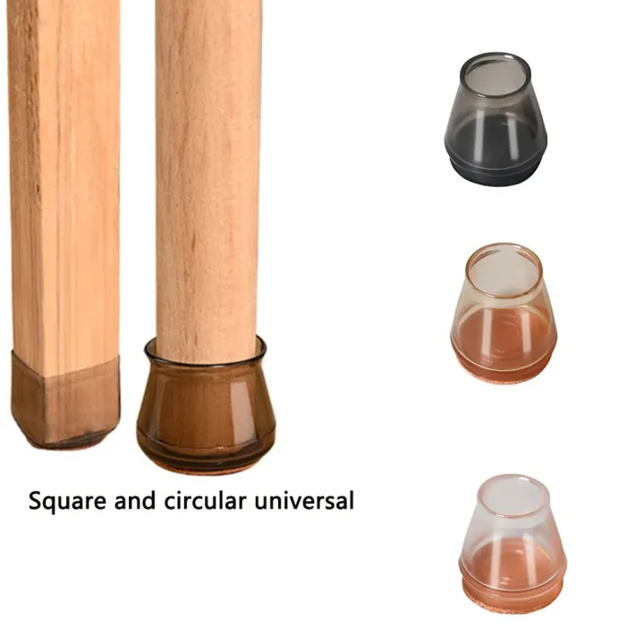 8pcs%20Round%20Chair%20Feet%20Cover%20Transparent%20Rubber%20Non-Slip%20Chair%20Leg%20Caps%20Silicone%20with%20Felt%20Chair%20Feet%20Pads%20Furniture%20-%20Image%204