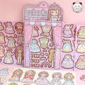 Tirado Duo Sauce House Castle Princess Dressing Cute Girl Children's Handheld Tent Sticker.