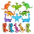 New 4D 3D Dinosaur Aluminum Film Balloon Assembly Ankylosaurus Pterosaur Tyrannosaurus Rex Children's Birthday Party Toy.