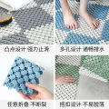 DIY household bathroom anti-skid mat Simple cut-out water barrier Cuttable bathroom shower room PVC floor mat. 