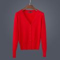 Ladies Jumper Woman Coat Tops Knitted Long Sleeve V-Neck Loose Size 4xl 5xl 6xl Casual Woman Cardigan Sweater.