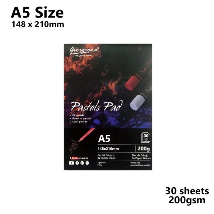 Giorgione%20Pastel%20Pad%20Paper%20200gsm%20A5%20Size%20-%20Image%202