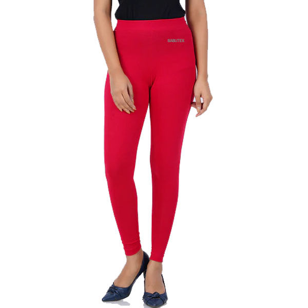 Cotton Ladies Spandex Red Ties Pant for Women - 1 Piece