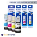 Epson 001 Four color Ink bottle For L6270, L4150, L4160, L4260, L6160, L6170, L6190, L14150 Printer. 
