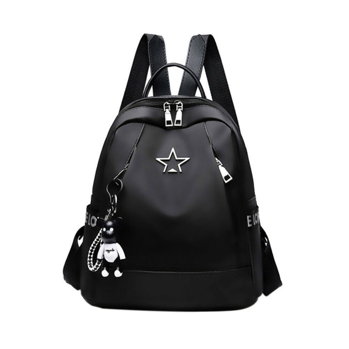 Women%20Small%20Backpack%20Travel%20Nylon%20Handbag%20Shoulder%20Bag%20Black%20Gifts%20Fashion%20-%20Image%207
