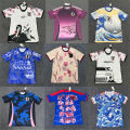 One Japanese anime football jersey, ragon all la Samurai national team football jersey. 