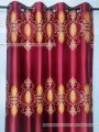 Curtain Porda Synthetic curtains Indian porda window protector 45*80 inch standard size  Marron and Gold art 4 kuchi curtain. 