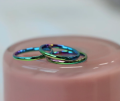 Fashion Simple 2mm Stainless Steel Ladies Smooth Fine Thin Finger Ring.