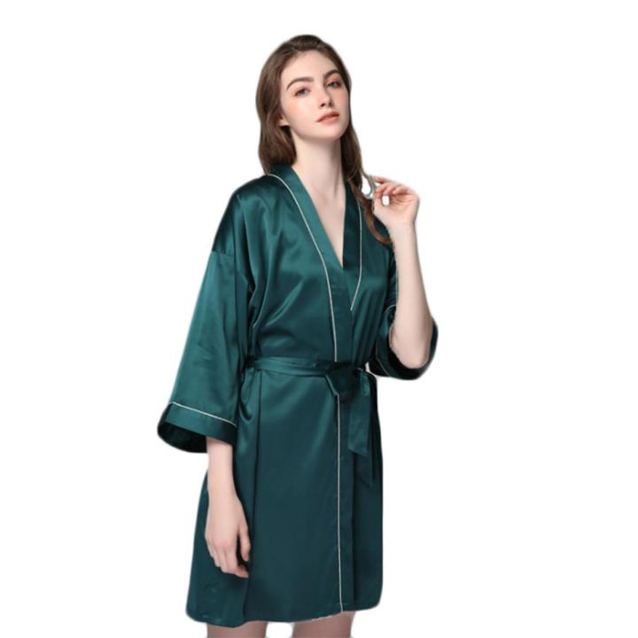 knee length dresses for ladies Women's Hooded Extra Long Bathrobe - Miami