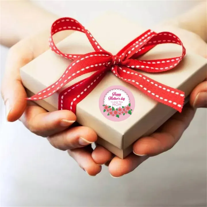 Tag%20Sticker%20Kraft%20Paper%20Happy%20Birthday%20Gift%20Tag%20Hangtag%20500%20Pieces%20Round%20Happy%20Mother's%20Day%20Gift%20-%20Image%203