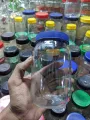 Good Quality 600Ml - 04 Pcs Glass Jar For Kitchen & Dining. Glassware Food Container With New Cap: Store Your Food Items Securely With This Set Of 4 High-Quality 600Ml Glass Jars. 