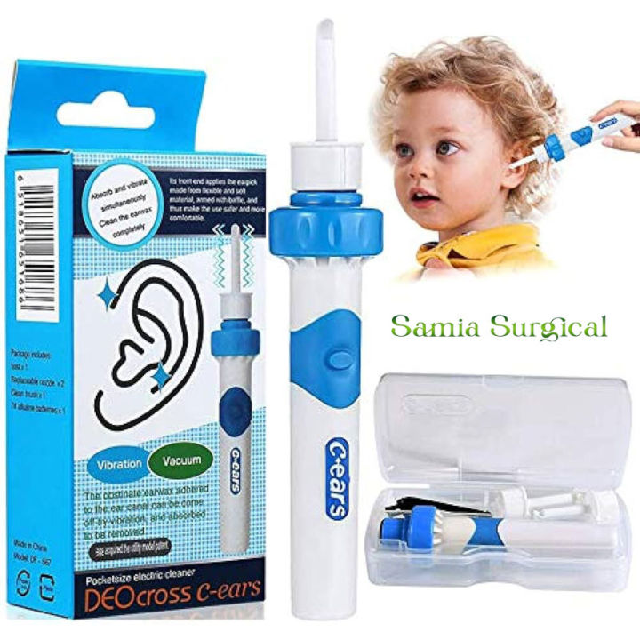 Ear Cleaner for Kids and Adults, Automatic Earwax Removal Kit, Electric Vacuum Ear Wax Suction Device Current Price 40.00AED Out Of Stock