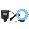 Portable 48 LED Ring Flash Light Lens Adapter Rings Kit For Canon for Nikon for Fuji SLR Camera. 