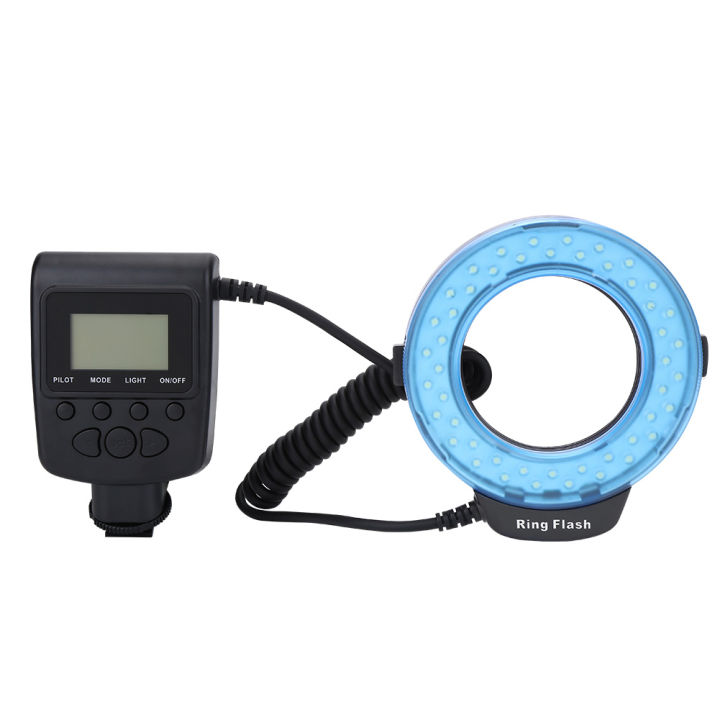 Portable 48 LED Ring Flash Light Lens Adapter Rings Kit For Canon for Nikon for Fuji SLR Camera