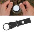 Bottle Hanging Buckle Clip Carabiner, Keychain Belt Water Bottle Holder, Carabiner Belt Nylon Webbing Strap for Travel. 