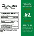 Nature’s Bounty Cinnamon Plus Chromium 2000mg - 60 Capsules.