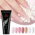 Lanmuiar 11pcs set 3 Color Polygel Nail Kit Nail Builder Kit Nail Extension Kit with UV Lamp Top Coat Base Coat All-in-One for Nail Starter Different Nail Art Ideas DIY Home Manicure. 