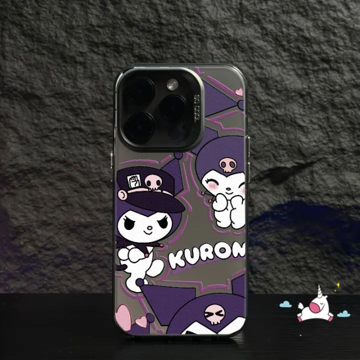 Cartoon%20Sanrio%20Cute%20Kuromi%20Phone%20Case%20Compatible%20for%20IPhone%2011%2015%2012%2013%2014%20Pro%20Max%20X%20XS%20Max%20XR%20Luxury%20Plating%20Metal%20Button%20Lovely%20Kuromi%20Silicone%20Shockproof%20Soft%20Cover%20-%20Image%204