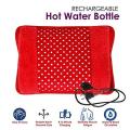 Original Electric Hot Water Bags Electric Heating Gel Pad-Heat Pouch Hot Water Bottle Hand Warmer With Pocket.