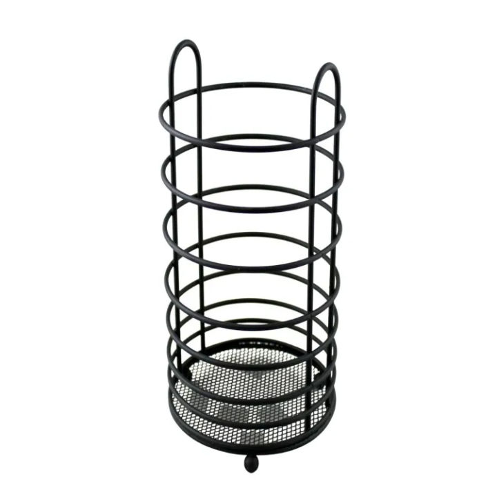 Metal Round Stainless Steel Cutlery Holder/Kitchen Utensil Holder / Utensil Pot