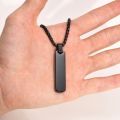 Fashion New Pendant Necklace Men Punk Trendy Simple Stainless Steel Chain. 